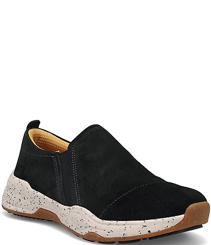 Taos Footwear Super Step In Nubuck Suede Slip On Sneakers