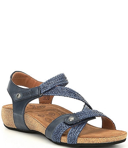 Taos Footwear Trulie Woven Leather Sandals