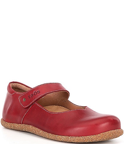 Taos Footwear Ultimate Leather Mary Jane Flats