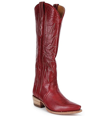 Tecovas Women's Loretta Saddle Cowhide Western Boots