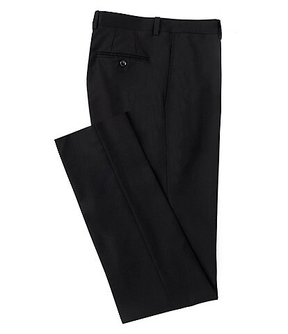 Ted Baker Jefferson Straight Fit Flat-Front Dress Pants