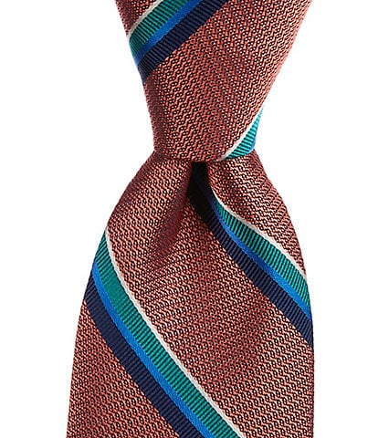 Ted Baker London 3 1/8" Geffry Stripe Silk Tie