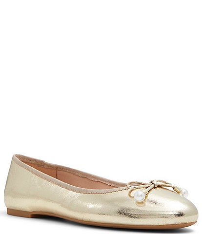 Ted Baker London Ava Icon Leather Ballet Flats