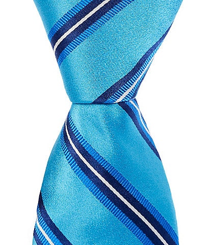 Ted Baker London Brokesley Satin Stripe 3 1/8" Silk Tie