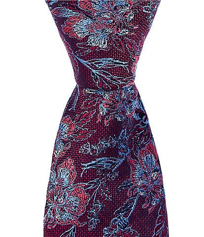 Ted Baker London Flitcroft Floral 3 1/8#double; Silk Tie