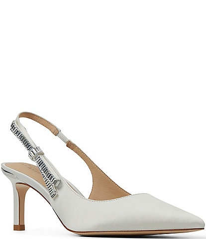 Ted Baker London Janie Bow Satin Slingback Pumps