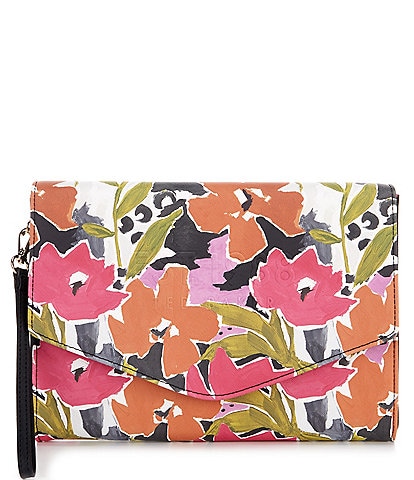 Ted Baker London Magnoly Printed Magnolia Pouch Wristlet