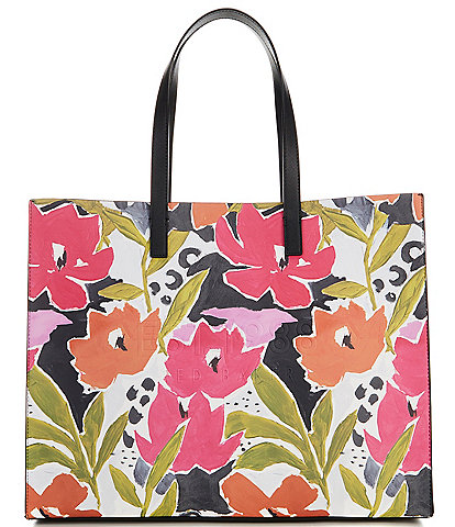 Ted Baker London Malacon Printed Magnolia East/West Icon Tote Bag