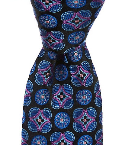 Ted Baker London Maunset Medallion 3 1/4" Silk Tie