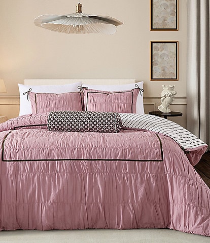 Ted Baker London Ruched Hotel Reversible Comforter Mini Set