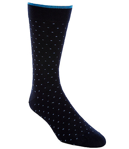 Ted Baker London Spot Mid-Calf Dress Socks