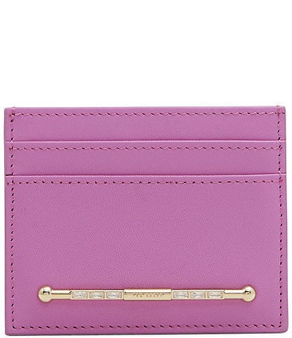 Ted Baker London Victoria Fuchsia Leather Credit Card Case
