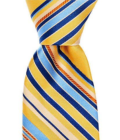 Ted Baker London Yardley Satin Stripe 3.125#double; Silk Tie