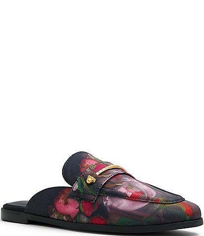 Ted Baker London Zola Icon Satin Floral Mules