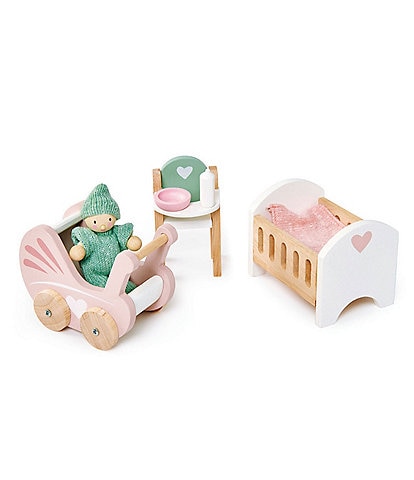 Tender Leaf Toys Dollhouse Nursery Set