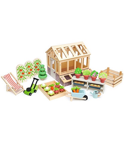 Tender Leaf Toys Greenhouse And Garden Set