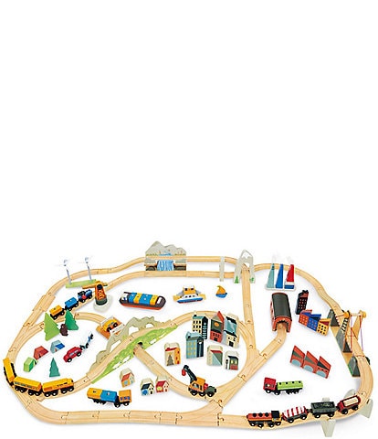 Tender Leaf Toys Mountain View Train Set
