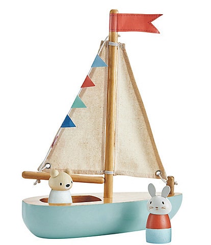 Tender Leaf Toys Sailway Boat