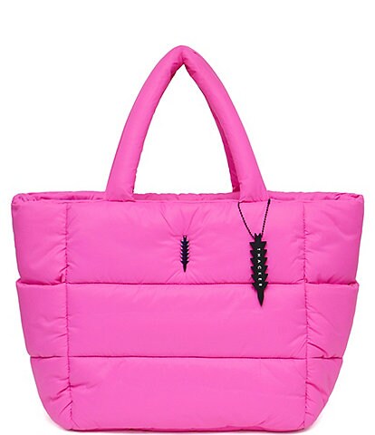 Thacker Quinn Puffy Quilted Nylon Tote Bag