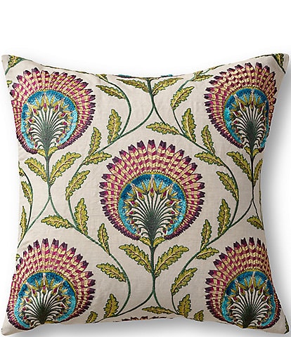 The Art of Home from Ann Gish Tavus Embroidered Square Pillow