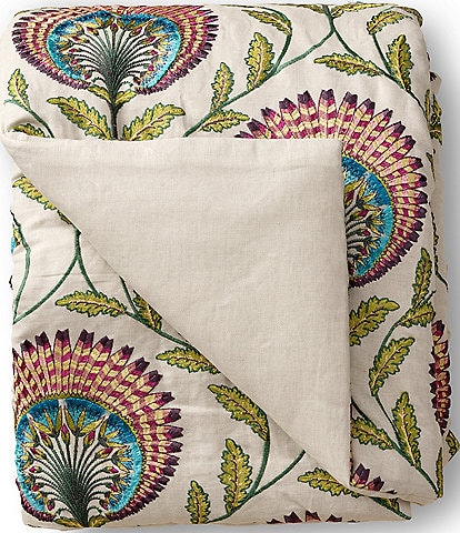The Art of Home from Ann Gish Tavus Embroidered Throw