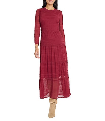 The Good Journey Long Sleeve Keyhole Back Maxi Dress