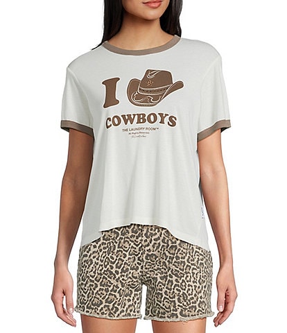 The Laundry Room Knit I Heart Cowboys T-Shirt