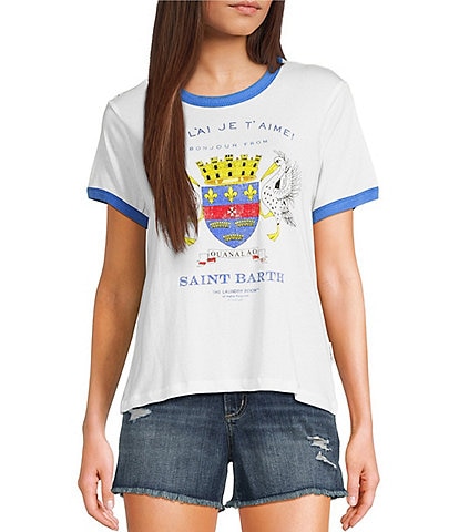 The Laundry Room Short Sleeve Saint Tropez Raglan Baby T-Shirt