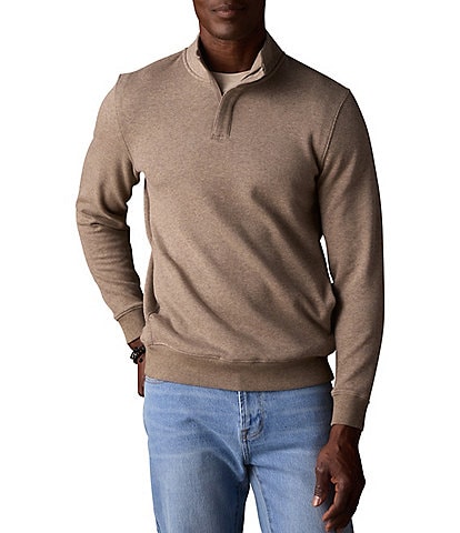 The Normal Brand Fleece Purmeso Quarter Zip Pullover