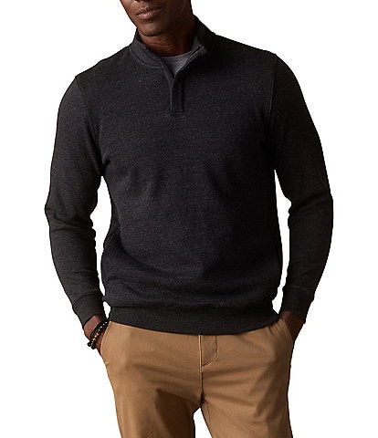 The Normal Brand Fleece Purmeso Quarter Zip Pullover