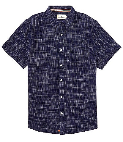 The Normal Brand Freshwater Printed Short Sleeve Woven Shirt