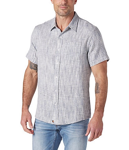 The Normal Brand Freshwater Printed Short Sleeve Woven Shirt