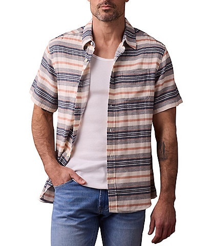 The Normal Brand Freshwater Short Sleeve Woven Shirt