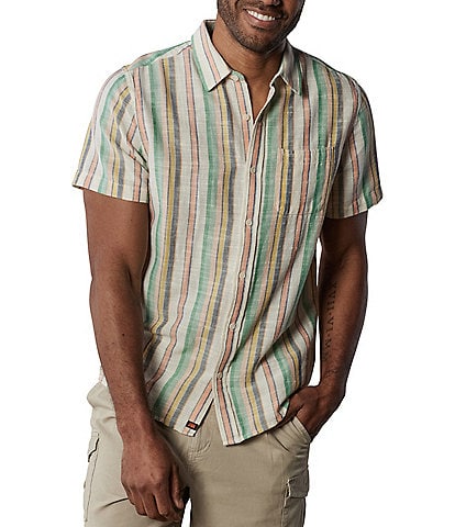 The Normal Brand Freshwater Short Sleeve Woven Shirt