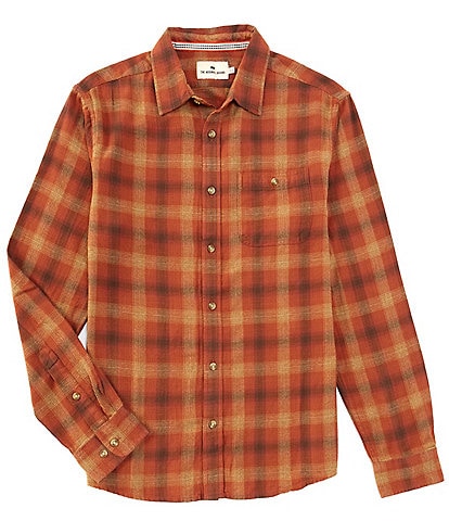 The Normal Brand Hudson Double Brushed Flannel Long Sleeve Woven Shirt