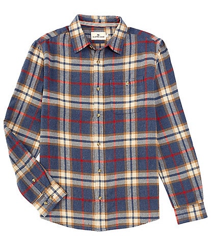 The Normal Brand Hudson Double Brushed Flannel Long Sleeve Woven Shirt