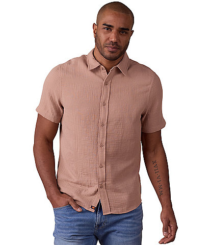 The Normal Brand Kalo Short Sleeve Woven Shirt