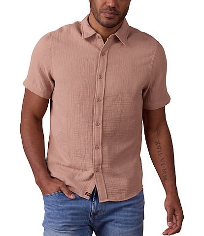 The Normal Brand Kalo Short Sleeve Woven Shirt