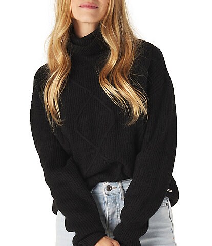 The Normal Brand Monterosa Long Sleeve Mock Neck Sweater