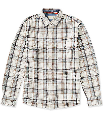 The Normal Brand Multi-Color Plaid Mountain Textured Overshirt