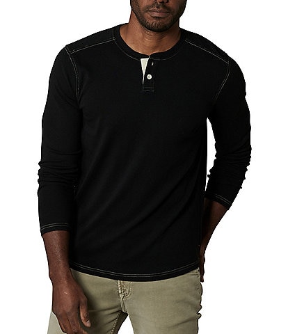 The Normal Brand Puremeso 2-Button Long Sleeve Henley