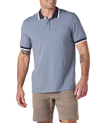The Normal Brand Puremeso Tipped Short-Sleeve Polo Shirt