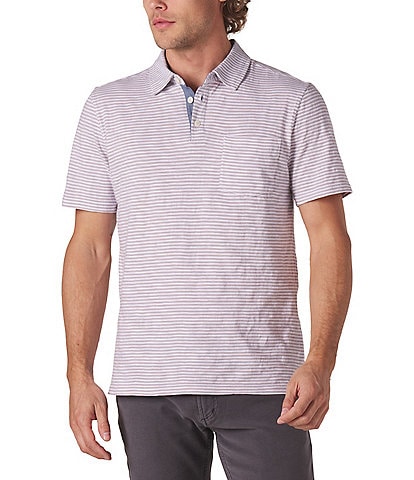 The Normal Brand Vintage Slub Short-Sleeve Polo Shirt