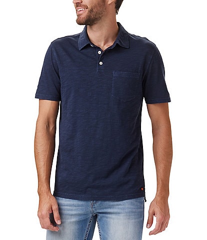 The Normal Brand Vintage Slub Short-Sleeve Polo Shirt
