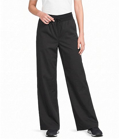 The North Face Aphrodite Arise Rib-Knit Waist Wide Leg Pull-On Pants