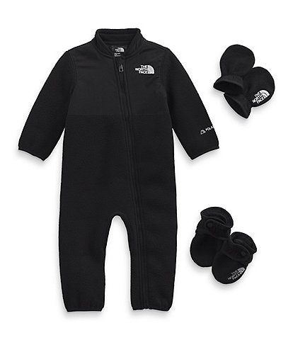 The North Face Baby 3-24 Months Denali Coverall, Mittens and Booties Set