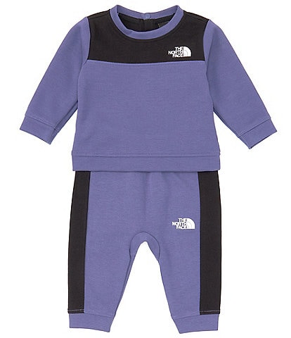 The North Face Baby Newborn-24 Months Long-Sleeve TNF™ Tech Heathered Sweatshirt & Jogger Pants Set