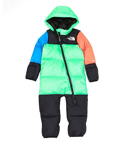 The North Face Baby Newborn-24 Months Long-Sleeve Retro Nuptse Color Block Snow Bunting