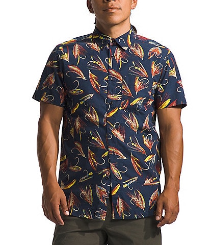 The North Face Baytrail Hand Tied Fly Print Woven Shirt