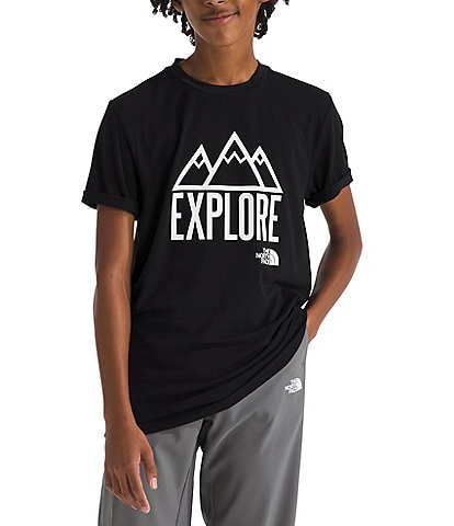 The North Face Big Kids 6-20 Short Sleeve Adventure Graphic T-Shirt